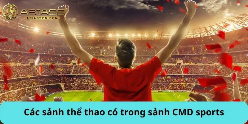 Các sảnh thể thao có trong sảnh CMD sports