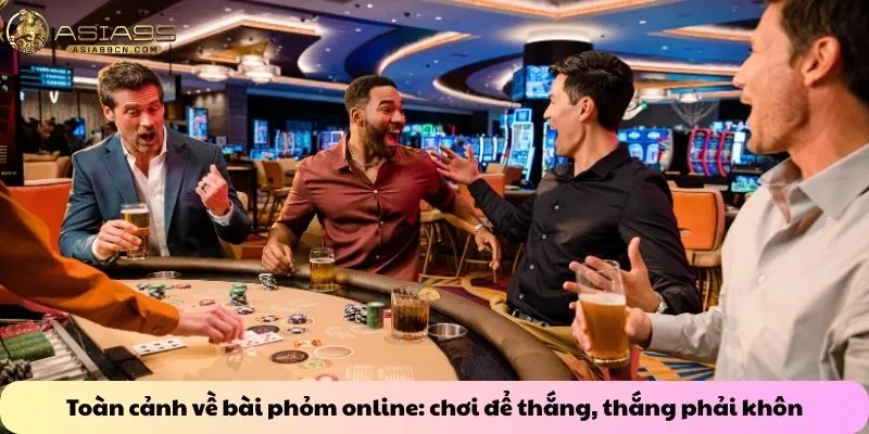 Toàn cảnh về bài phỏm online: chơi để thắng, thắng phải khôn